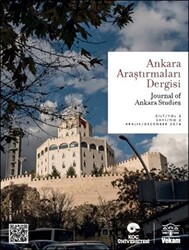 Ankara Araştırmaları Dergisi Cilt: 2 Sayı: 2 - Journal of Ankara Studies - 1