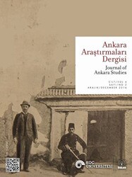 Ankara Araştırmaları Dergisi Cilt 4 Sayı: 2 Aralık 2016 - 1