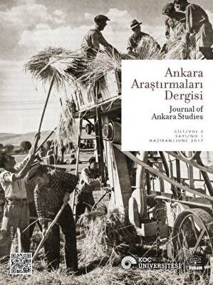 Ankara Araştırmaları Dergisi Cilt: 5 Sayı: 1 - Journal of Ankara Studies - 1