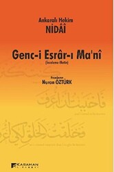 Ankaralı Hekim Nidai Genc-i Esrar-ı Ma`ni - 1