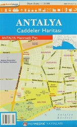 Antalya Caddeler Haritası - 1