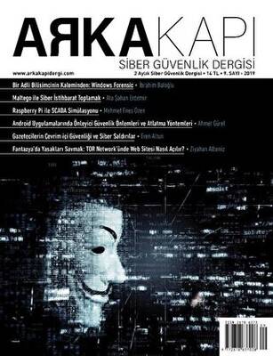 Arka Kapı Siber Güvenlik Dergisi Sayı 9 - 1