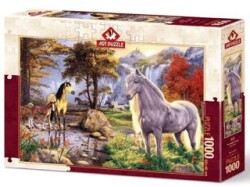 Art Puzzle Saklı Atlar 1000 Parça - Art Puzzle