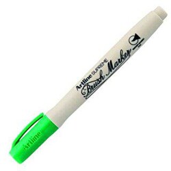 Artline Supreme Brush Marker Esnek Fırça Uçlu Kalem Yeşil - 1
