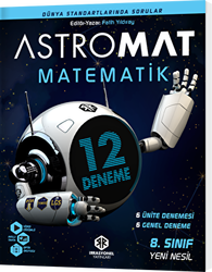 İrrasyonel Yayınları Astromat 8. Sınıf Yeni Nesil Matematik 12`li Deneme - 1