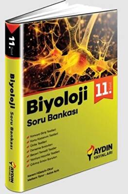 Aydın Yayınları 11. Sınıf Biyoloji Soru Bankası - 1