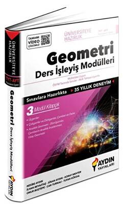 Aydın Yayınları Üniversiteye Hazırlık Geometri Ders İşleyiş Modülleri - 1