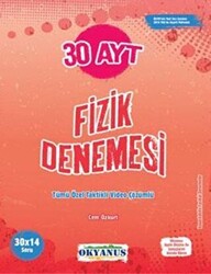 Okyanus Yayınları AYT 30 Fizik Denemesi - 1