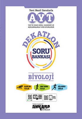 Ankara Yayıncılık AYT Biyoloji Dekatlon Soru Bankası - 1