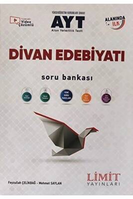 Limit Yayınları AYT Divan Edebiyatı Video Çözümlü Soru Bankası - 1