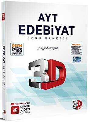 3D Yayınları AYT Edebiyat Soru Bankası - 1