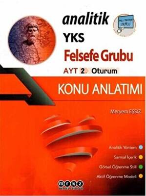 Merkez Yayınları AYT Felsefe Grubu Analitik Konu Anlatımı - 1