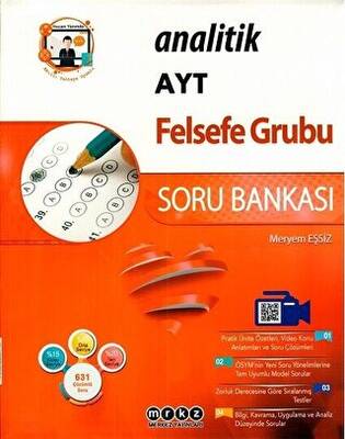 Merkez Yayınları AYT Felsefe Grubu Analitik Soru Bankası - 2