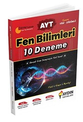 Aydın Yayınları AYT Fen Bilimleri 10 Deneme - 1