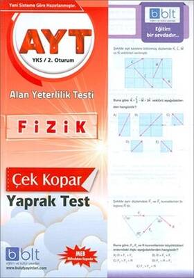 Bulut Eğitim ve Kültür Yayınları AYT Fizik Yaprak Test - 1
