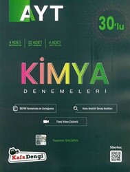 Kafa Dengi Yayınları AYT Kimya 30` lu Deneme - 1