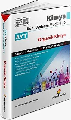 Aydın Yayınları AYT Kimya Konu Anlatım Modülü 6 Organik Kimya - 1