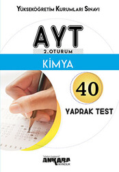 Ankara Yayıncılık AYT Kimya Yaprak Test - 1