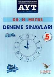 Limit Yayınları AYT Kronometre Deneme Sınavları - 1