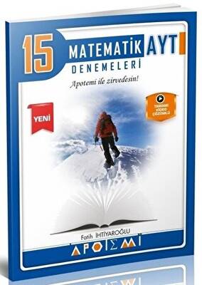 Apotemi Yayınları AYT Matematik 15 Çözümlü Deneme - 1