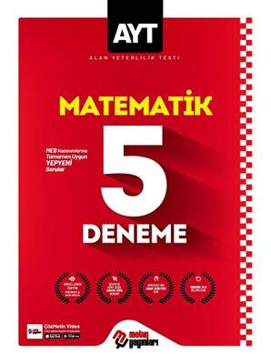 Metin Yayınları AYT Matematik 5 Deneme Sınavı - 1