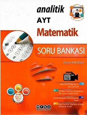 Merkez Yayınları AYT Matematik Analitik Soru Bankası - 1