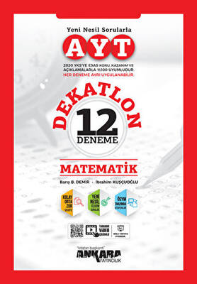 Ankara Yayıncılık AYT Matematik Dekatlon 12 Deneme - 1