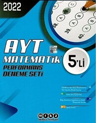 Merkez Yayınları AYT Matematik Performans 5`li Deneme Seti - 2