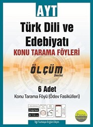 Pano Yayınevi AYT Türk Dili ve Edebiyatı Konu Tarama Föyleri Ölçüm Serisi 6 Fasikül - 1