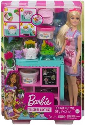 Barbie Çiçekçi Bebek ve Oyun Seti GTN58 - 1
