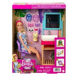 Barbie Işıltı Dolu Spa Günü Oyun Seti HCM82 - 1