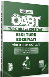 Benim Hocam Yayınları ÖABT Türk Dili ve Edebiyatı Türkçe Öğretmenliği Eski Türk Edebiyatı Video Ders Notları Bengi 2 - Benim Hocam Yayınları