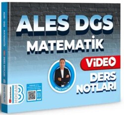 Benim Hocam Yayınları 2024 ALES DGS Matematik Video Ders Notları - 1