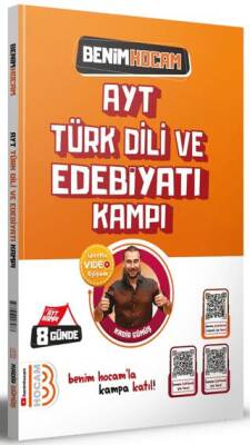 Benim Hocam Yayınları 2024 AYT Türk Dili ve Edebiyatı Kampı - 1