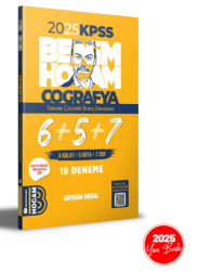 Benim Hocam Yayınları 2025 KPSS Coğrafya Tamamı Çözümlü 6+5+7 Deneme - Benim Hocam Yayınları