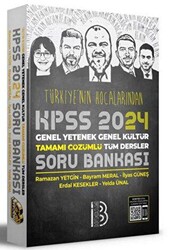Benim Hocam Yayınları 2024 KPSS Türkiye`nin Hocalarından Tüm Dersler Tamamı Çözümlü Soru Bankası - 1