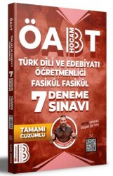 Benim Hocam Yayınları 2024 ÖABT Türk Dili ve Edebiyatı Öğretmenliği Tamamı Çözümlü 7`li Fasikül Deneme - 1