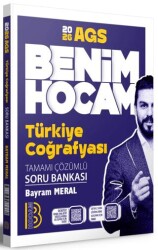 Benim Hocam Yayınları 2026 AGS Türkiye Coğrafyası Tamamı Çözümlü Soru Bankası - Benim Hocam Yayınları