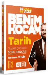 Benim Hocam Yayınları 2026 KPSS AGS Tarih Tamamı Çözümlü Soru Bankası Benim Hocam Yayınları - Benim Hocam Yayınları