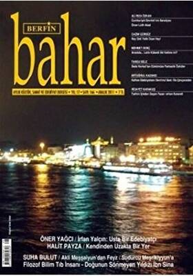 Berfin Bahar Aylık Kültür, Sanat ve Edebiyat Dergisi Sayı: 166 - 1