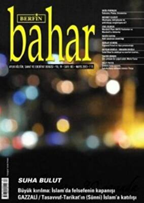 Berfin Bahar Aylık Kültür, Sanat ve Edebiyat Dergisi Sayı: 183 - 1