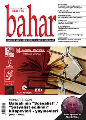 Berfin Bahar Aylık Kültür, Sanat ve Edebiyat Dergisi Sayı: 201 - 1