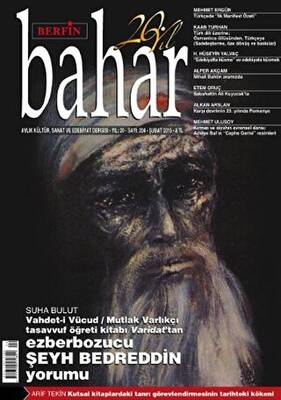 Berfin Bahar Aylık Kültür, Sanat ve Edebiyat Dergisi Sayı: 204 - 1