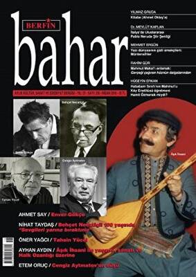 Berfin Bahar Aylık Kültür Sanat ve Edebiyat Dergisi Sayı: 218 Nisan 2016 - 1