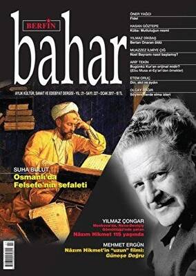 Berfin Bahar Aylık Kültür Sanat ve Edebiyat Dergisi Sayı: 227 Ocak 2017 - 1