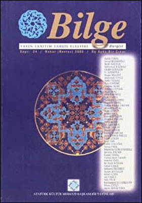 Bilge Dergisi Sayı: 24 - Bahar 2000 - 1