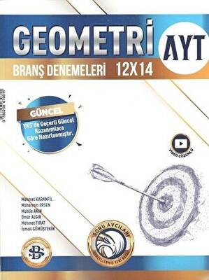 Bilgi Sarmal Yayınları AYT Geometri 12 x 14 Branş Denemeleri - 1