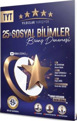 Bilgi Sarmal Yayınları TYT Sosyal Bilimler Yıldızlar Yarışıyor 25 li Branş Denemesi - 1