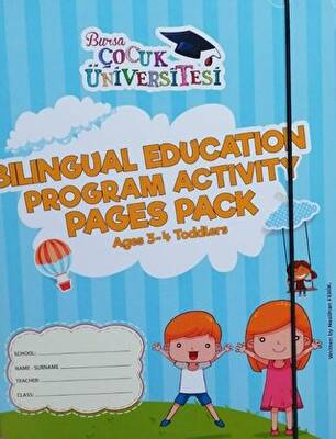 Bilingual Education Program Activity Pages Pack Ages 3-4 Toddlers - 1
