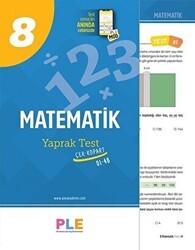 Birey PLE 8. Sınıf Matematik 48 Yaprak Test - Birey Eğitim Yayınları